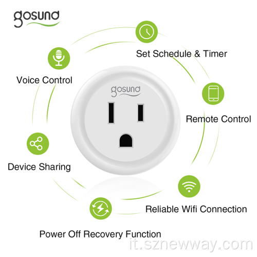 Xiaomi Gosund Voice Control wireless wireless wifi smart plug